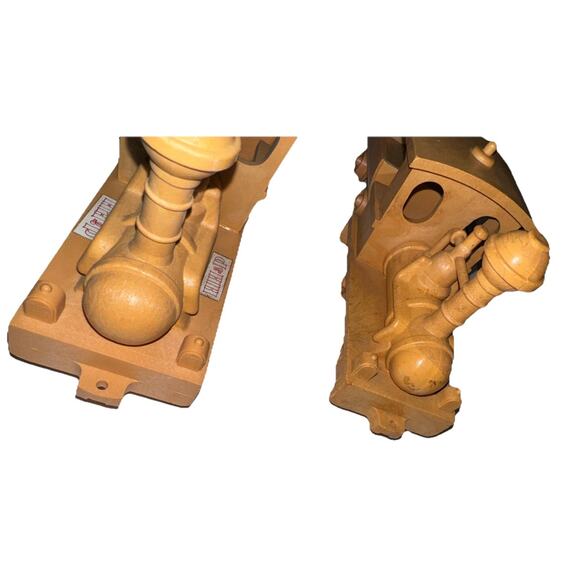 Vintage LIONEL Happy Huff-N-Puff 1970s HH&P Toy Push Train Set Resin w 12 Tracks - Picture 9 of 13